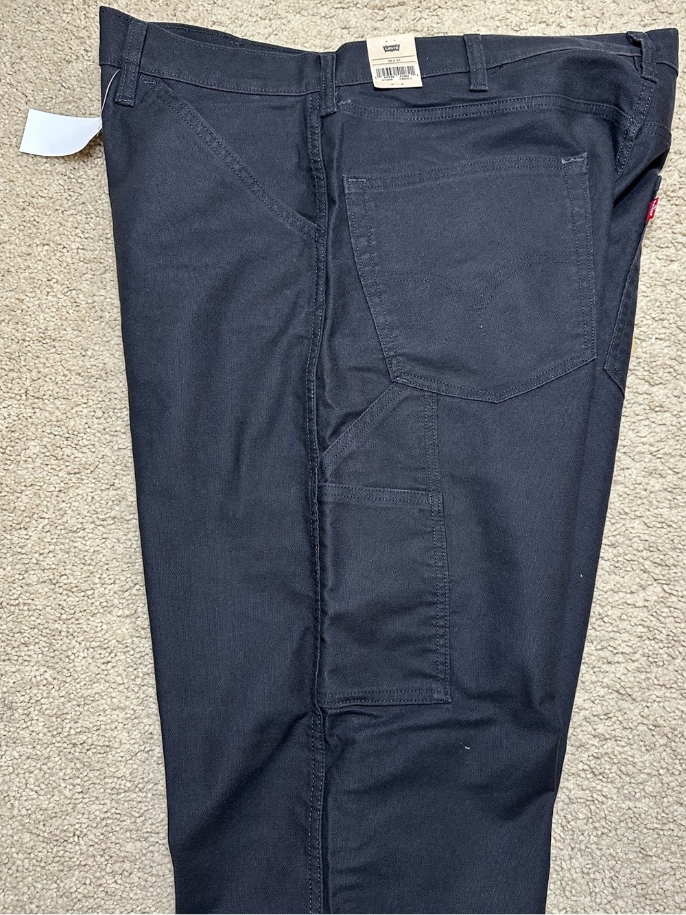 Levi’s 565 Workwear Loose Straight Utility Pants Jeans Men Size 38x30 - Picture 7 of 14